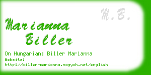 marianna biller business card